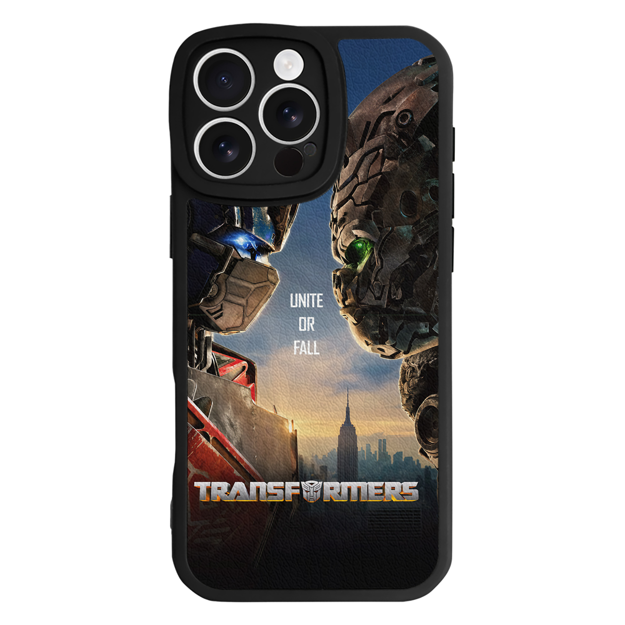 （画像用） Transformers トランスフォーマー 【iPhone 16シリーズ対応】シリコンスマホケース（レザー調） 材質：シリコン